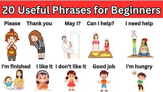 Learn English for kidsBasic useful phrases for kidsclassroomlanguage phrasalverbs kidslearning [upl. by Nelrsa]