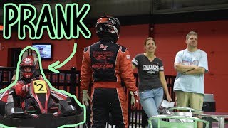 Race Car Driver PRANKS Go Kart Track [upl. by Eloisa585]