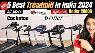 Top 5 Best Treadmill In India 2024  Best Treadmill For Home Use 2024 [upl. by Livingston]