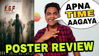 KGF  2 First look poster review by Suraj Kumar  Yeh Hai Ache Din [upl. by Ardnnek990]