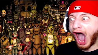 The Entire FNAF Lore Explained REACTION [upl. by Solenne]