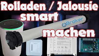 RolladenJalousie smart machen Rolling Code  Jarolift  Sonoff  ioBroker Vis  SmartHome  Alexa [upl. by Selrac]