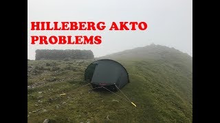 Hilleberg Akto Problems Review [upl. by Curnin]