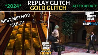 Updated Cayo Perico Heist Replay and Solo Gold GlitchLedge GrabPost Chop Shop DLC 2024GTA Online [upl. by Hartzel67]