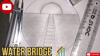 Water bridge Drawing arts artsvideo viralvideo ￼ [upl. by Alacim]