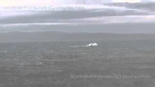 Northlink ferry crossing Pentland Firth to Orkney Isles Scotland [upl. by Maible291]