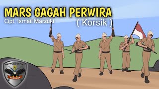 quotMars Gagah Perwiraquot Indonesian Patriotic Song  Korsik [upl. by Miarfe367]