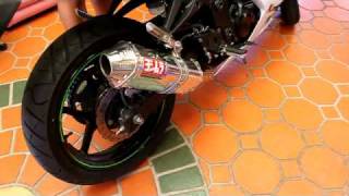 2010 Kawasaki Ninja 250R  Yoshimura Slipon Exhaust [upl. by Dloraj]