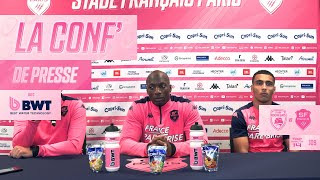 🎙 𝗧𝗢𝗣 𝟭𝟰 𝗝9 La Rochelle  Stade Français Paris  La conférence de presse davant match ⚡️⚡️⚡️ [upl. by Ahsinad]