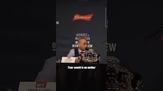 Conor McGregor Made Eddie Alvarez Laugh conormcgregor trashtalk [upl. by Llevert]