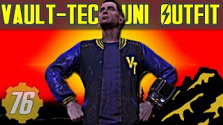 VaultTec University VTU Jacket amp Jeans  RareUnique Outfit Guide  Fallout 76 [upl. by Yruama]