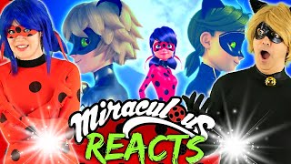 COSPLAYERS REACT Miraculous Ladybug KURO NEKO 1st Time Watching [upl. by Ainecey]