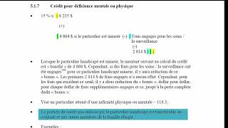 Les crédits dimpôt personnels partie 12018 [upl. by Ainezey]