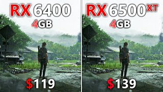 RX 6400 vs RX 6500 XT PCIE 30  Test in 18 Games [upl. by Aleahcim]