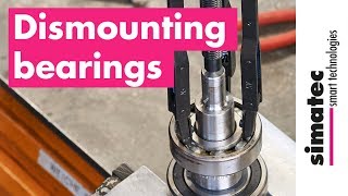 Dismounting  removing bearings with simatool Ball Bearing Puller BP61 [upl. by Roselyn488]