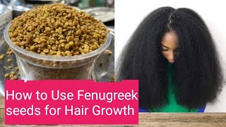 Massive Hair Growth using Fenugreek Seeds  Hair Growth Tips  LynCaren [upl. by Niliac]