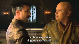 Lord Baelish with Varys  Game of Thrones  3x06  Subtitulado [upl. by Ubana]