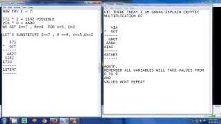 ELITMUS QUESTION CRYPTARITHMETIC MULTIPLICATION FREQUENTLY ASKED PROBLEM WITH SOLUTION [upl. by Libbna]