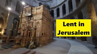 IV Sunday in Lent adjacent to the tomb of Jesus Church of the Sepulchre Jerusalem [upl. by Shana]