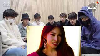 BTS reactionEVERGLOW  LA DI DA [upl. by Anig192]