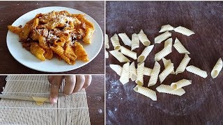 Garganelli Pasta handmade easy recipe [upl. by Hunt]