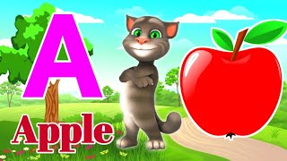 A for apple  अ से अनार  abcd  phonics song  a for apple b for ball c for cat  abcd song  abcde [upl. by Honeywell]