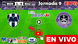 Monterrey vs Mazatlán en vivo donde ver a que hora juega Monterrey vs Mazatlán Apertura 2024 [upl. by Aihseya]