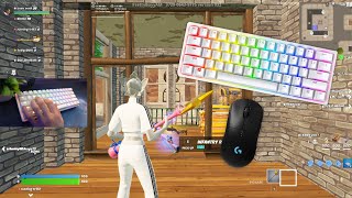 Razer Huntsman Mini😴Keyboard ASMR Fortnite Gameplay 240FPS 4K [upl. by Cooley]