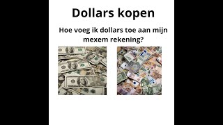 Dollars aankopen voor mijn dollar rekening [upl. by Harle]