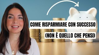 COME RISPARMIARE VELOCEMENTE 4 STRATEGIE EFFICACI per risparmiare denaro [upl. by Bigod]