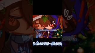 💙 Kissing under a Mistletoe  Ein x Pierce  Gacha Club  Trend  gacha gachaclub shorts [upl. by Nosirrag]