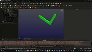 FreeCAD  MBDyn  Calculix Lshaped pendulum [upl. by Binky]