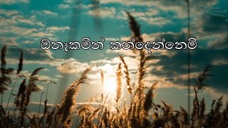 Sinhala Christian Blessings Hymn  Lyrics Video  ඕනෑකමින් කන්දෙන්නෙමි  සිංහල කිතුණු ගීතිකා [upl. by Ahseik564]