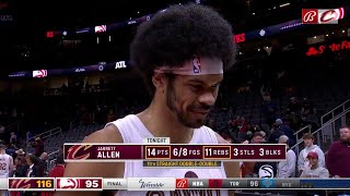 Jarrett Allen talks about the motivation behind the Cavaliers NBA long seven game winning streak [upl. by Ellynn]