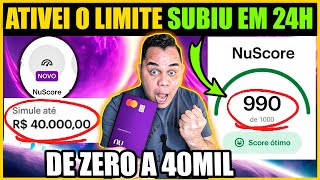 ✅NOVO NUBANK Lança o próprio SCORE Como Aumentar a Pontuação NUSCORE do CPF Rápido e Grátis [upl. by Clancy]