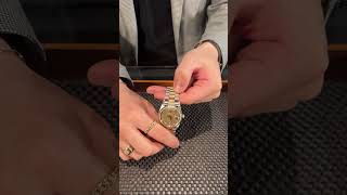 Rolex President Day Date Tridor White Yellow Rose Gold Diamond Watch 18039 Review  SwissWatchExpo [upl. by Anul]