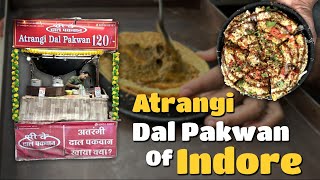 Atrangi Dal Pakwan Of Indore😱  Indian Street Food [upl. by Adama549]