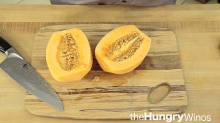 How to Choose and Cut a Tuscan Melon [upl. by Siusan81]