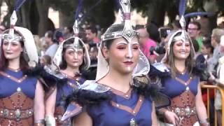 Desfile de Moros y Cristianos en Valencia 9 de Octubre 2017 2ª Parte [upl. by Minica]