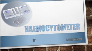 HAEMOCYTOMETER  FULLY EXPLAINED IN HINDI  RBC WBC COUNTING [upl. by Melliw528]