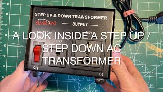 A Look Inside an AC Step Up  Step Down Transformer [upl. by Winston]