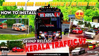 Kerala Traffic v7 For Bus Simulator Indonesia  BUSSID v371 [upl. by Malinda]