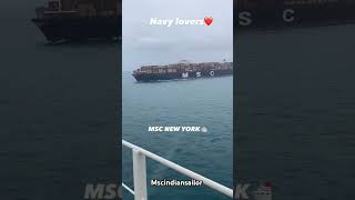 Msc Newyork  sailor msc bigships seafarer container story navy [upl. by Heyde250]