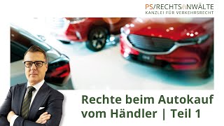 Rechte beim Autokauf vom Händler Teil 1 [upl. by Ardnaskela853]