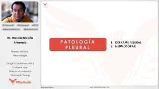 PATOLOGÍA PLEURAL  NEUMOLOGÍA  VILLAMEDIC [upl. by Yeca533]