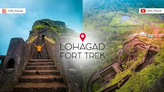 Lohagad Fort by Train  How to reach Lohagad fort  Lohagad fort History  Lohagad fort in Monsoon [upl. by Eurydice115]