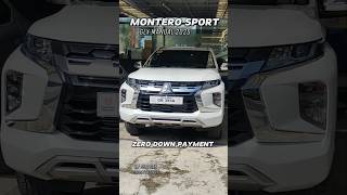 2025 MONTERO SPORT GLX MANUAL  WHITE DIAMOND ZERO DOWN PAYMENT shorts monterosport2025 [upl. by Inacana]