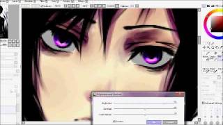 Kuro OC Speed Paint SAI [upl. by Meave461]