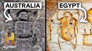 Ancient Aliens Egyptian Hieroglyphics FOUND in Australia Special [upl. by Sueddaht]