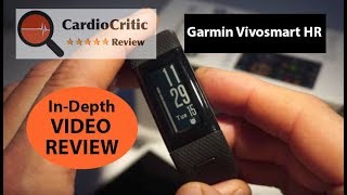 Garmin Vivosmart HR Video Review  Activity Tracker with wrist based HR amp builtin GPS [upl. by Eustacia]